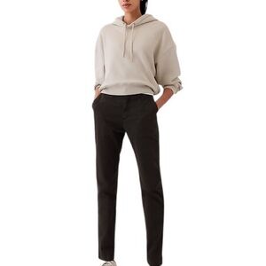 GAP Mid-Rise Downtown Khakis Terra Brown 6R Tailored